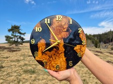 Wanduhr livenholz schwarz gebraucht kaufen  Heidenheim an der Brenz
