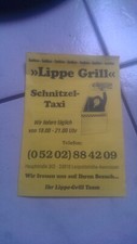 Menükarte flyer lippe gebraucht kaufen  Detmold