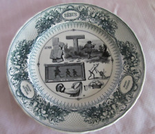 Assiette parlante rébus d'occasion  Montmoreau-Saint-Cybard