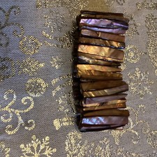 Shell bracelet brownish for sale  SEVENOAKS