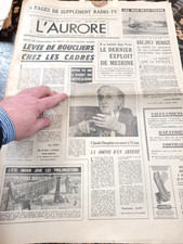 Journal aurore novembre d'occasion  Gençay