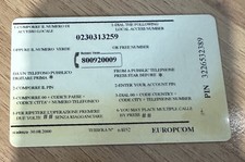 Carta telefonica ricarica usato  Rozzano