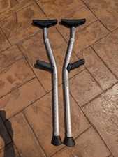 Muletas MOBILEGS universais ajustáveis 4'9"-6'4" a 300lbs perna de recuperação de saúde comprar usado Muletas MOBILEGS universais ajustáveis 4'9"-6'4" a 300lbs perna de recuperação de saúde comprar usado  Enviando para Brazil