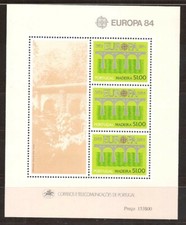 [67] Portugal 1984, Bloco MNH** Madeira, Europa CEPT comprar usado  Enviando para Brazil