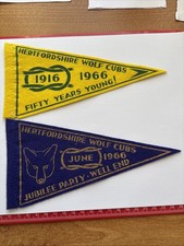 Two scout pennant for sale  BLYTH