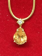 Collier pendentif topaze d'occasion  Libourne