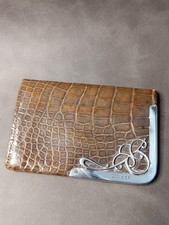 Antique crocodile leather for sale  LUTON