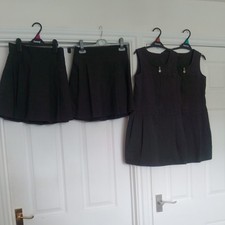 Grey school pinafore for sale  BECCLES
