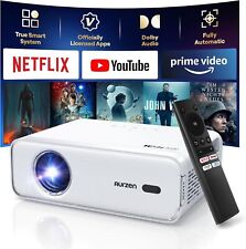 Usado, Projetor Dolby Aurzen 3D Smart TV OS WiFi Bluetooth nativo 1080P foco automático 4K comprar usado  Enviando para Brazil