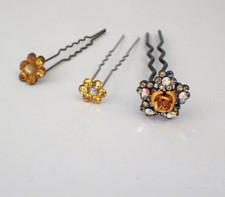 Flower hair pins for sale  NOTTINGHAM