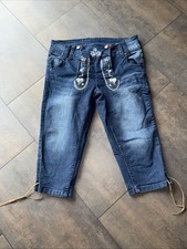 Trachtenhose jeans kniebundhos gebraucht kaufen  Schöllkrippen