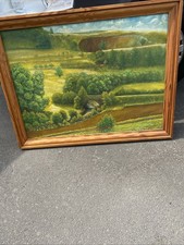 ölbild landschaft signiert gebraucht kaufen  Nidda
