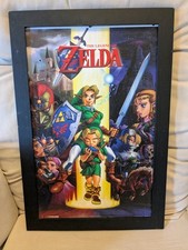 Arte de parede em tela Zelda 11x17 Ocarina Of Time N64 comprar usado  Enviando para Brazil