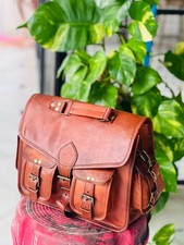 Pasta de couro laptop bolsa carteiro melhor bolsa satchel de computador bolsas feitas à mão comprar usado  Enviando para Brazil