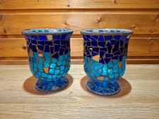 Vase glas blau gebraucht kaufen  St.Kilian