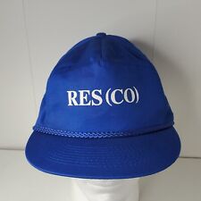 Boné de beisebol vintage Resco corda azul Snapback aparelho equipamento restaurante comprar usado  Enviando para Brazil