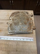Porta de fogão de ferro fundido vintage empresa, Califórnia, Ohio 1880 comprar usado  Enviando para Brazil