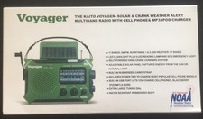 Usado, Rádio alerta meteorológico de ondas curtas Kaito Voyager manivela solar KA500 AM/ FM  comprar usado Usado, Rádio alerta meteorológico de ondas curtas Kaito Voyager manivela solar KA500 AM/ FM  comprar usado  Enviando para Brazil