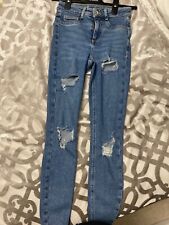 Girls blue skinny for sale  GILLINGHAM
