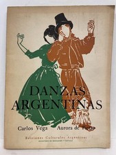 Danzas argentinas Carlos Vega - Aurora de Pietro folklore comprar usado  Enviando para Brazil