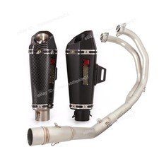 Para Yamaha MT-03 YZF R3 R25 2015-2024 ponta de silenciador de escape completo tubo dianteiro escape comprar usado  Enviando para Brazil