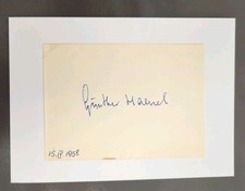 Günther haenel handsigniertes gebraucht kaufen  Nohfelden