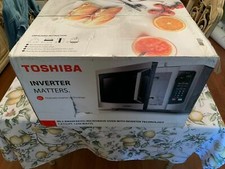 Micro-ondas Toshiba 1,6 pés cúbicos 1250 watts bancada modelo #ML2EM45PAESS comprar usado  Enviando para Brazil