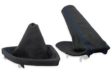 FÜR BMW E81/E87 SCHALTMANSCHETTE HANDBREMSSACK ALCANTARA NAHT DUNKELBLAU na sprzedaż  PL