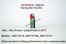 PETERSON-BERCO BROCA FERRAMENTA BARRA CHATA 10 x 45 ACP-151-A, ACP-151-BL, SCP-151-P 1Ege, usado comprar usado  Enviando para Brazil