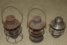 Lot railroad lantern for sale  Topeka
