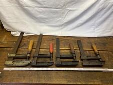 4xschraubzwingen alt antik gebraucht kaufen  Neustadt/Dosse