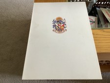 Canberra menu 1989 for sale  SCUNTHORPE