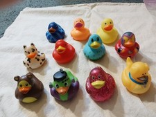 LOTE MISTO DE 11! Brinquedo de banho Jeep Cruising Cruise Ducking RUBBER DUCKY DUCKIE comprar usado  Enviando para Brazil