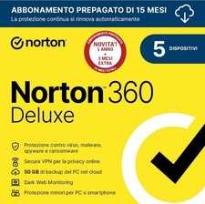 Antivirus norton 360 usato  Italia