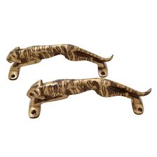 Usado, Conjunto de pares extrator de maçaneta para porta/armário Jaquar animal bronze decoração para casa comprar usado  Enviando para Brazil