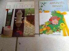 Livres crochet broderie d'occasion  Moissac