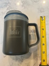 Caneca de café Stanley Rei cinza escuro e claro leve viagem acampamento alça comprar usado  Enviando para Brazil
