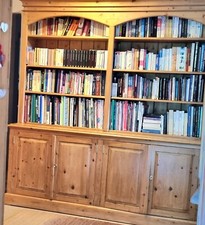 Bibliotheque pin massif d'occasion  Bozel
