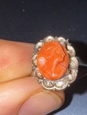 Anello oro corallo usato  Roma