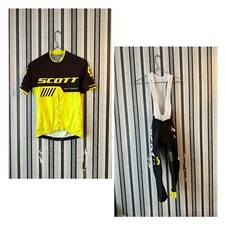 Conjunto de camisa de ciclismo Scott RC Team manga curta + shorts tamanho M comprar usado  Enviando para Brazil