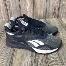 Tênis de corrida esportivo Reebok Nano X EF7488 feminino tamanho 9 preto branco comprar usado  Enviando para Brazil
