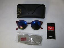 Óculos de sol Ray Ban RB4246 CLUBROUND novo na caixa armação borgonha flash espelhado comprar usado  Enviando para Brazil