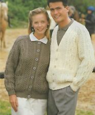 Aran cardigans knitting for sale  SWANLEY