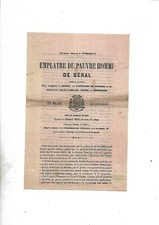 1860. prospectus. publicité. d'occasion  Bergerac