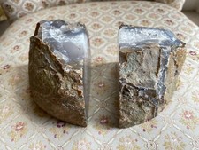 Pair agate natural for sale  BROSELEY
