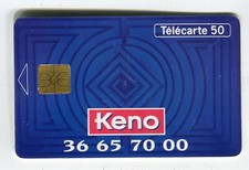 Télécarte f433.989 keno d'occasion Télécarte f433.989 keno d'occasion  Moussan
