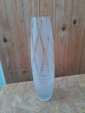 Vaso vetro satinato usato  Bologna
