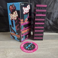 Donkey Kong Jenga 2008 Nintendo jogo de tabuleiro substituição todos os 54 blocos caixa giratória comprar usado  Enviando para Brazil