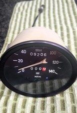 Velocímetro Veglia Borletti Vintage Original para Fiat 140mph 1610 REVs comprar usado  Enviando para Brazil