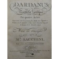 Sacchini antonio dardanus d'occasion  Blois